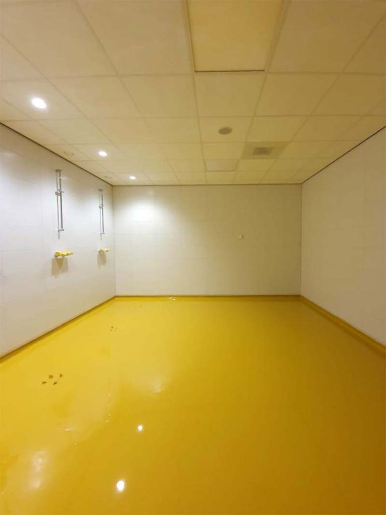 High build epoxy flooring for car parks