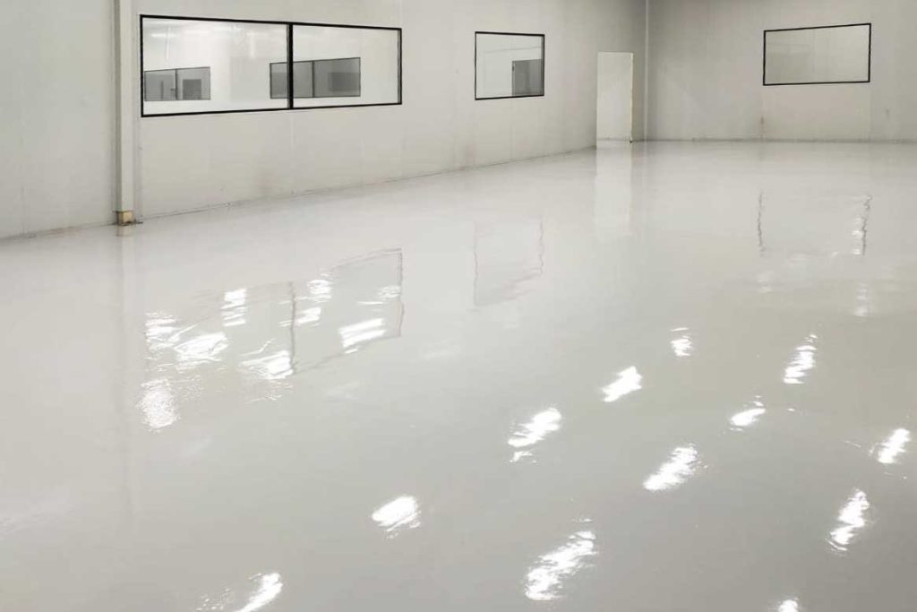 High build epoxy flooring for car parks