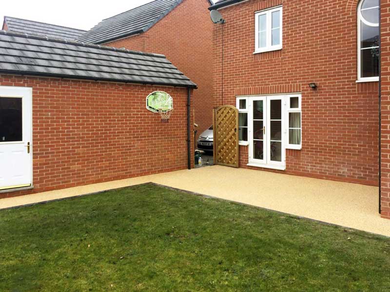 Resin bound surface installation