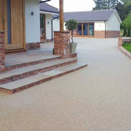 Resin bound surface installation